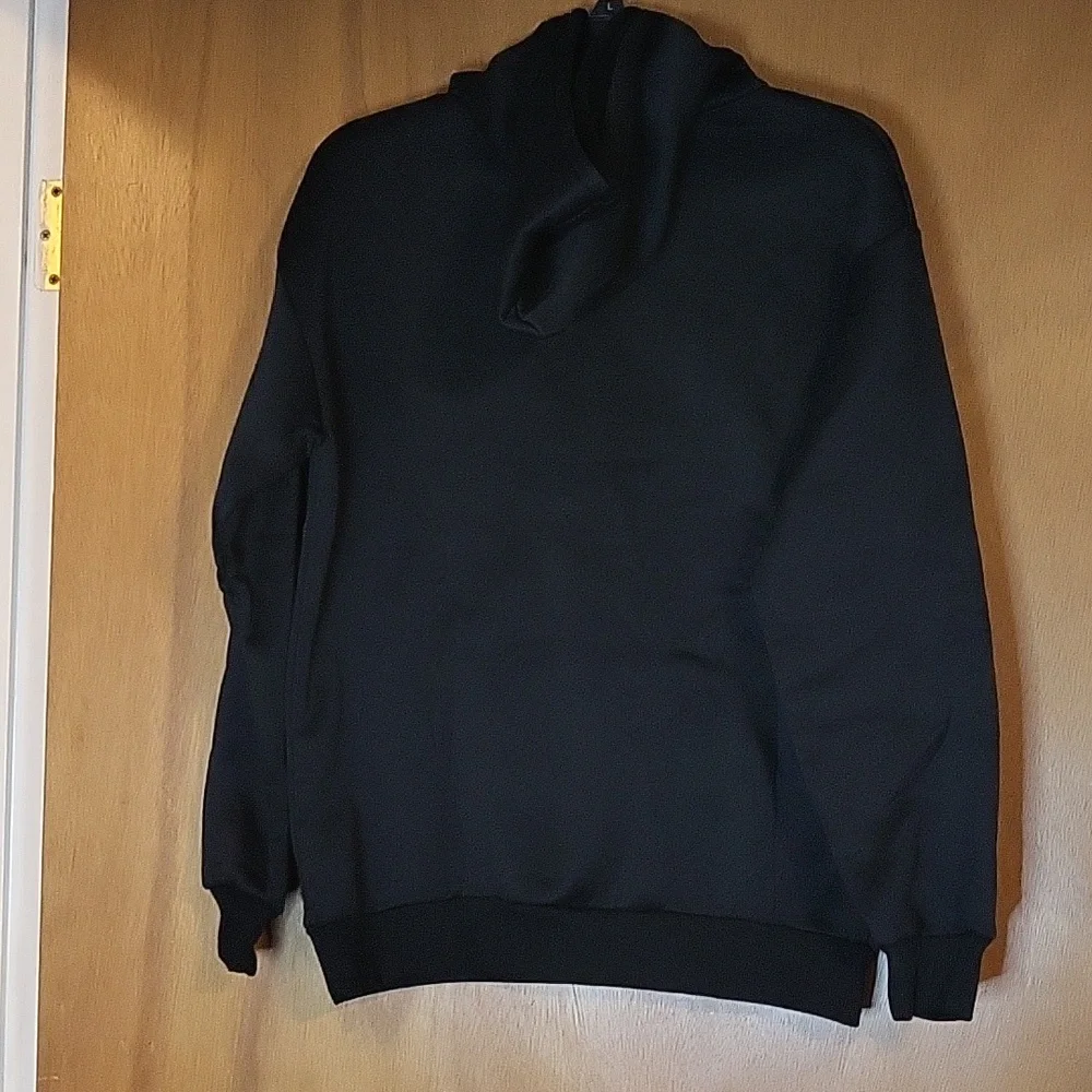 Womens Black Hoodie With Rainbow Lips - Picture 4 of 7